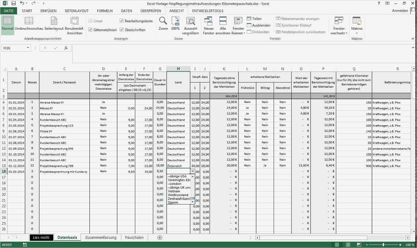 Verpflegungsmehraufwand Excel Vorlage Kostenlos Wunderbar Vorstellung Excel Vorlage Verpflegungsmehraufwendungen