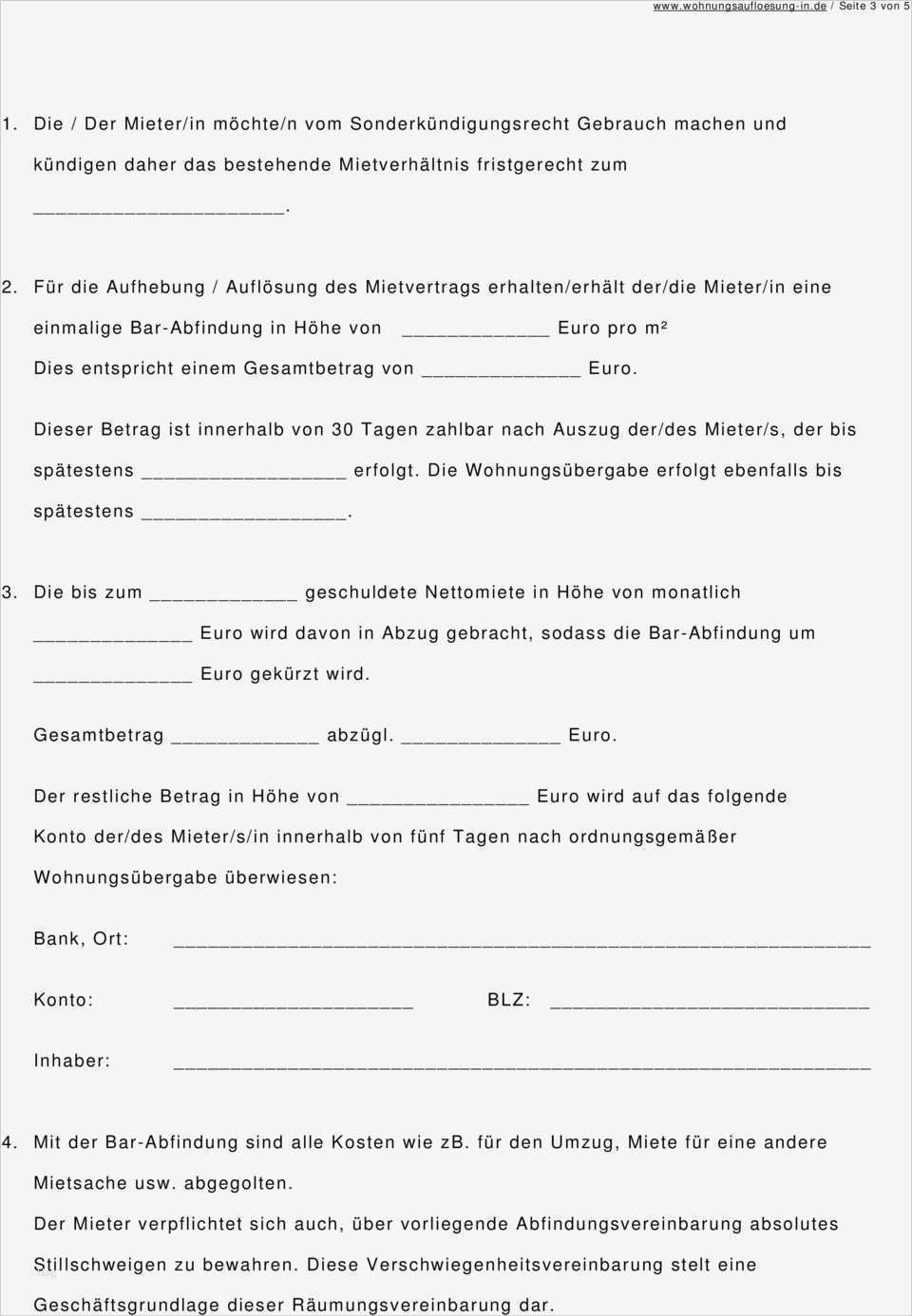 Verschwiegenheitsvereinbarung Vorlage Einzigartig Muster Vorlage Muster formular Zur Aufhebung Des