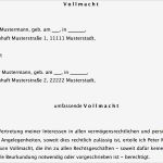 Vertretungsvollmacht Vorlage Best Of Muster Zum Download Vollmacht Für Rechtsgeschäfte
