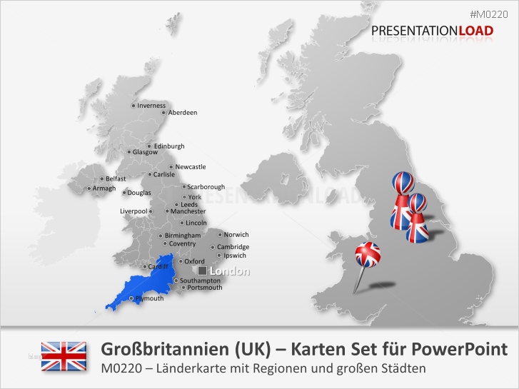Vertriebspräsentation Vorlage Schönste Powerpoint Landkarte Großbritannien Uk