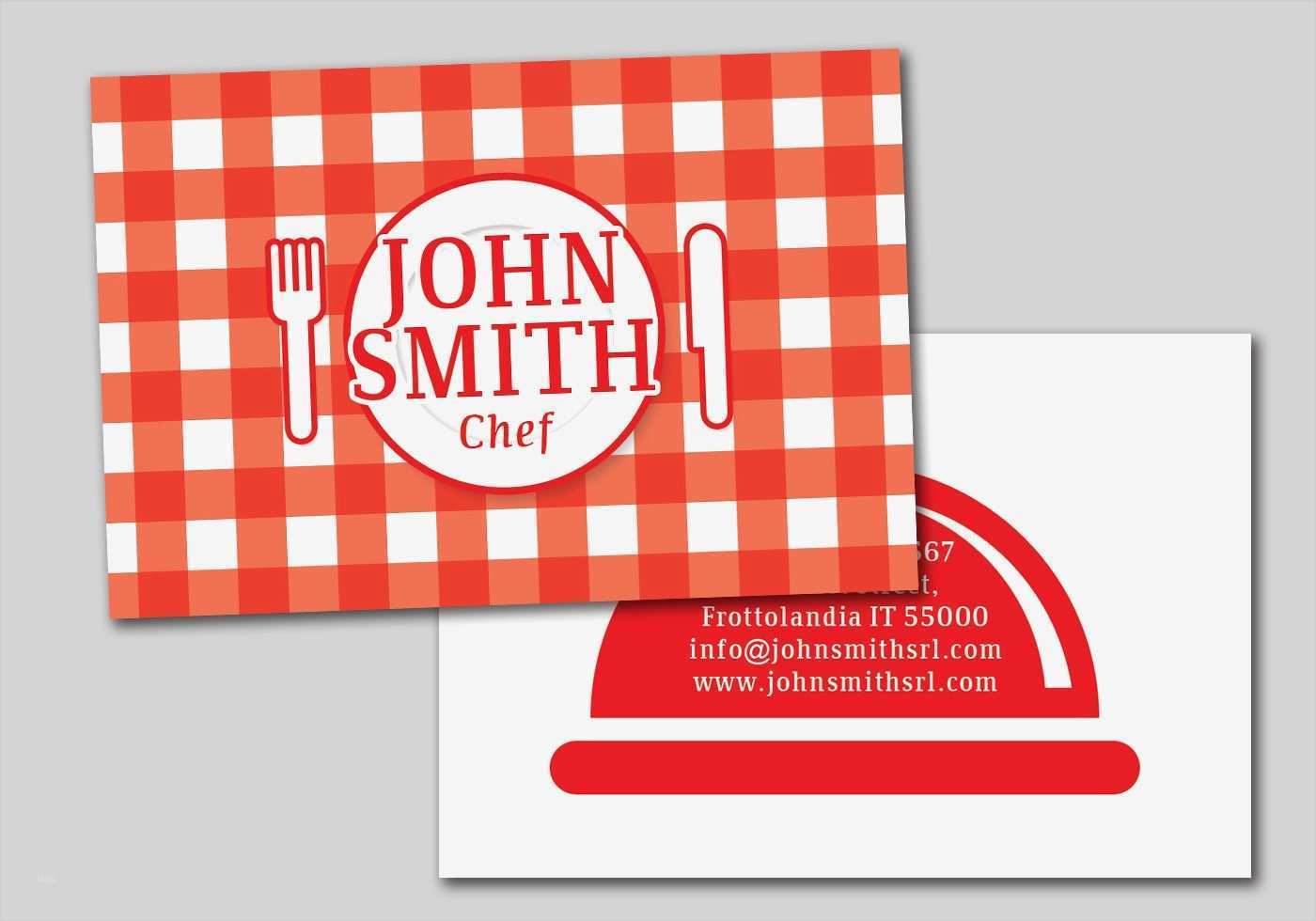 Visitenkarte Vorlage Photoshop Beste Chef Restaurant Essen Haus Visitenkarte Kostenlose