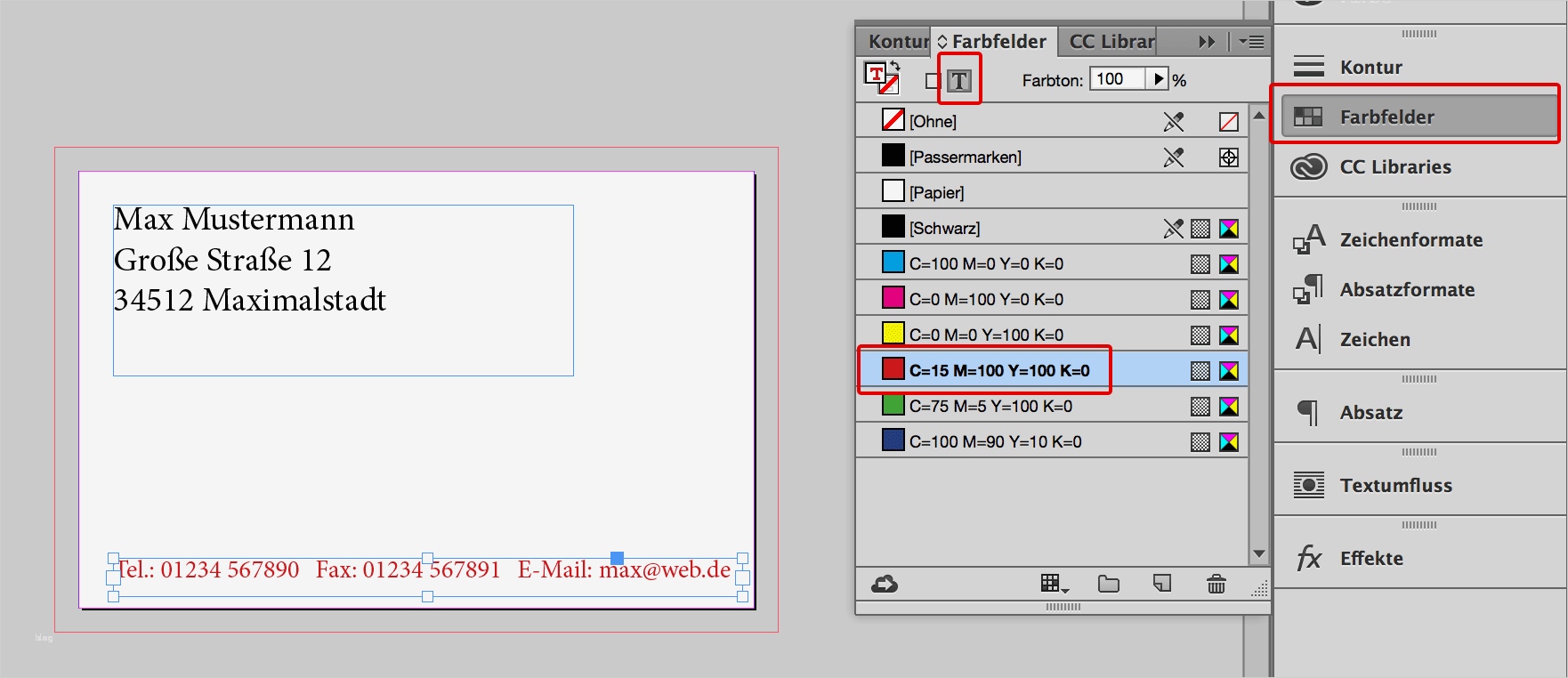 Visitenkarte Vorlage Photoshop Elegant Indesign Textfarbe Aendern