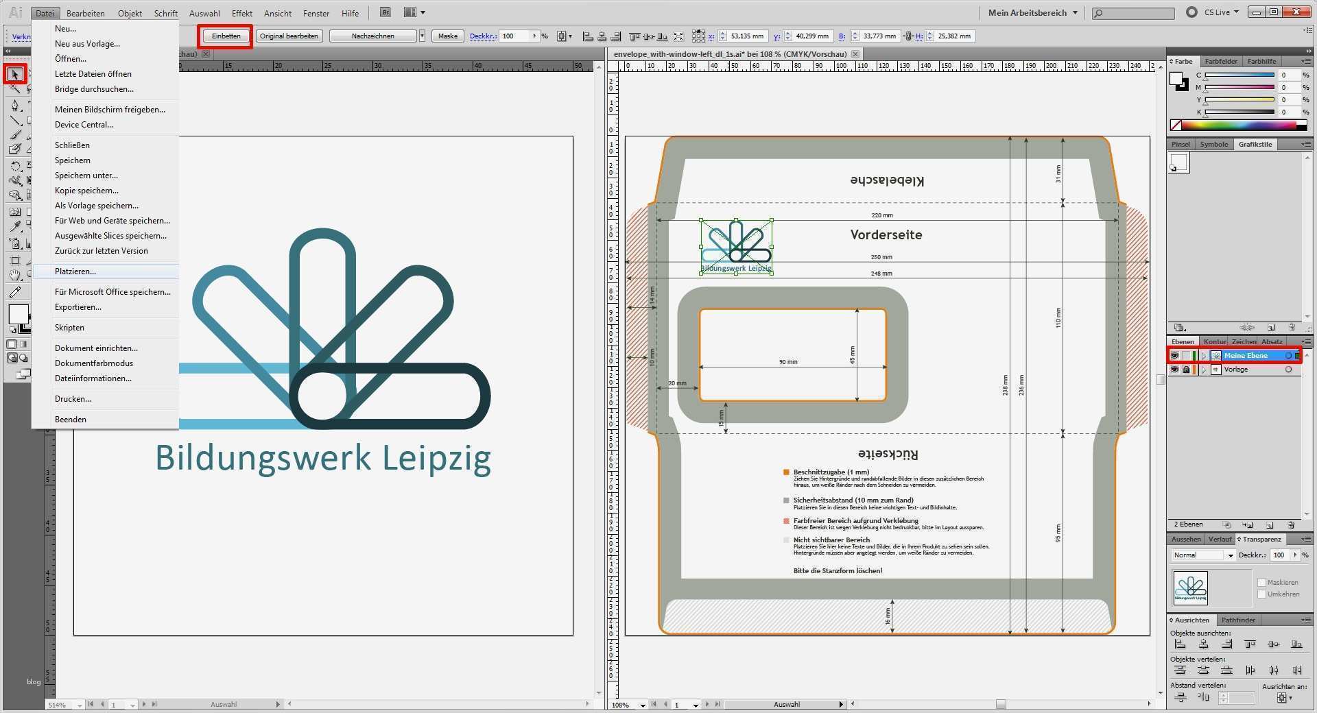 Visitenkarte Vorlage Photoshop Neu Umschlag Mit Logo Selbst Gestalten Saxoprint Blog