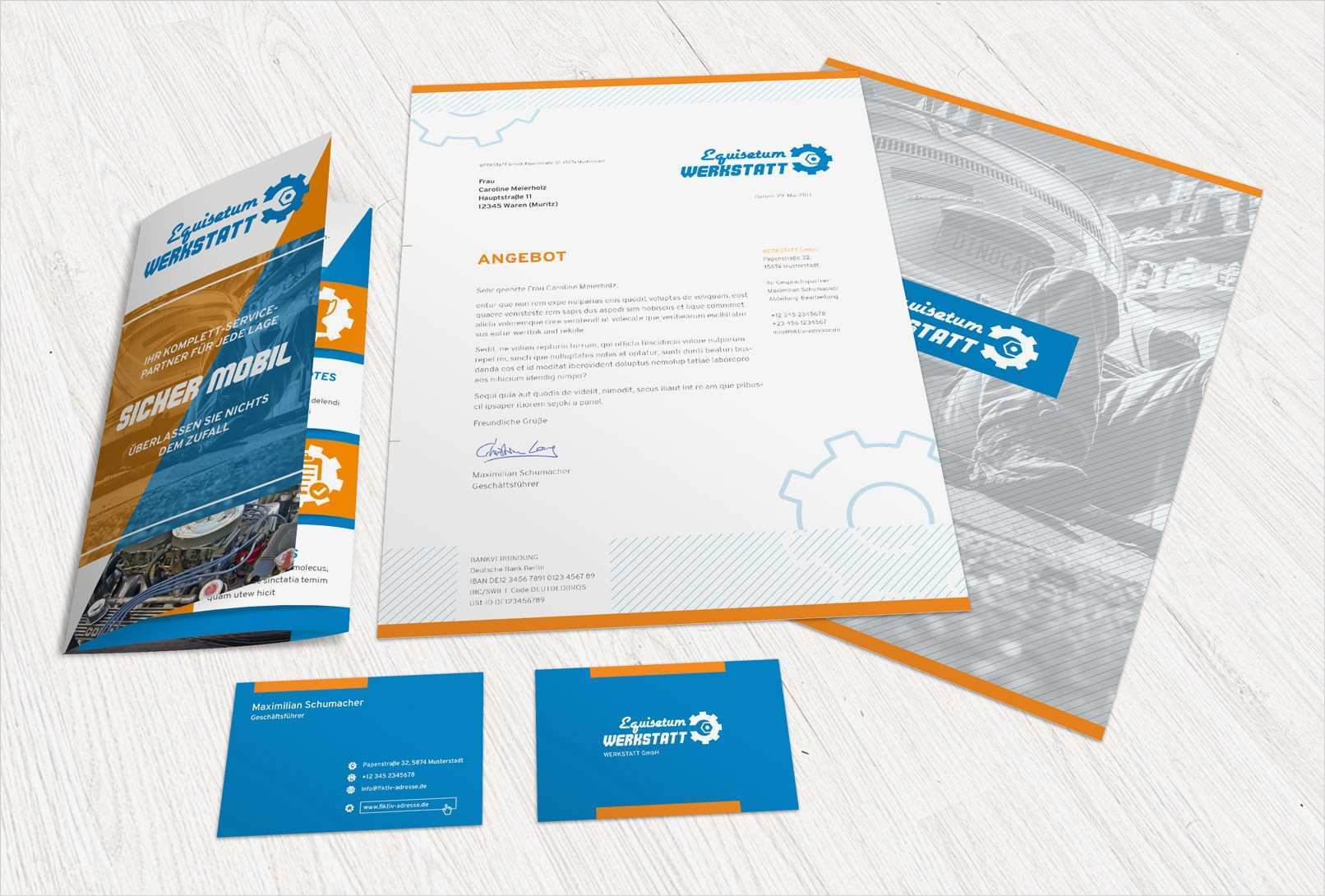 Visitenkarten Design Vorlagen Kostenlos Download Fabelhaft Das Große Corporate Design Paket Briefpapier