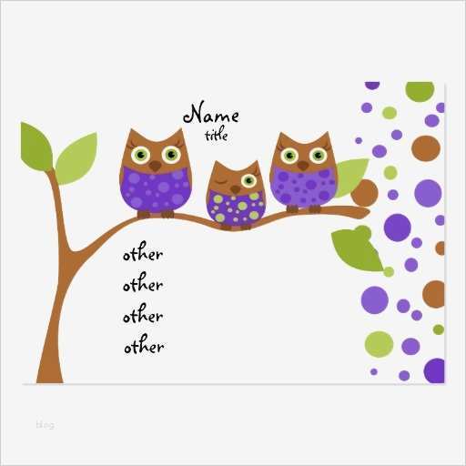 Visitenkarten Gratis Vorlagen Luxus Drei Eulen Mini Visitenkarten