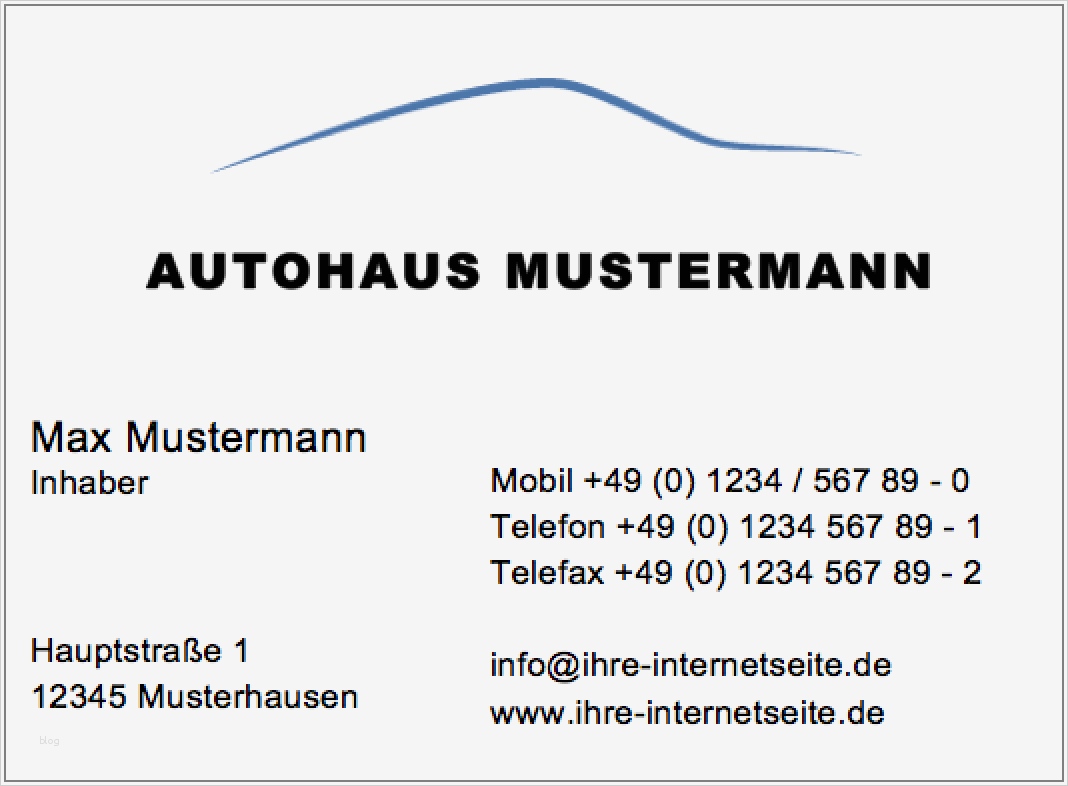 Visitenkarten Indesign Vorlage Fabelhaft Autofreund24