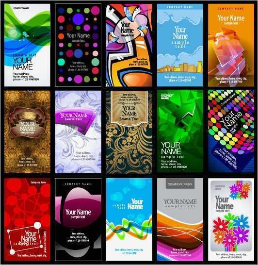 Visitenkarten Vorlagen Download Angenehm Neue Visitenkarten Design Vorlagen Vektor Muster