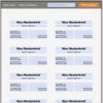 Visitenkarten Vorlagen Gratis Download Erstaunlich Visitenkarten Auf Dina4 Selber Ausdrucken Einfach Und