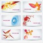 Visitenkarten Vorlagen Word Kostenlos Beste Farbige Visitenkarten Vorlagen — Stockvektor © Jakegfx