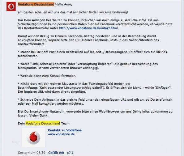 Vodafone Beschwerde Vorlage Elegant Vodafone Kundenbeschwerde Mit über 60 000 Likes