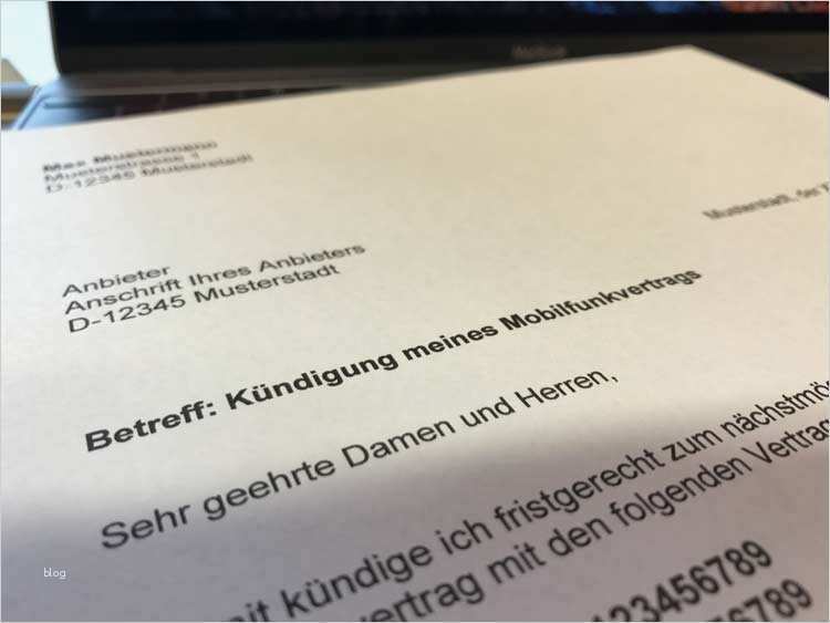 Vodafone Handyvertrag Kündigen Vorlage Gut Handyvertrag Kündigen so Gelingt Kündigung Inkl