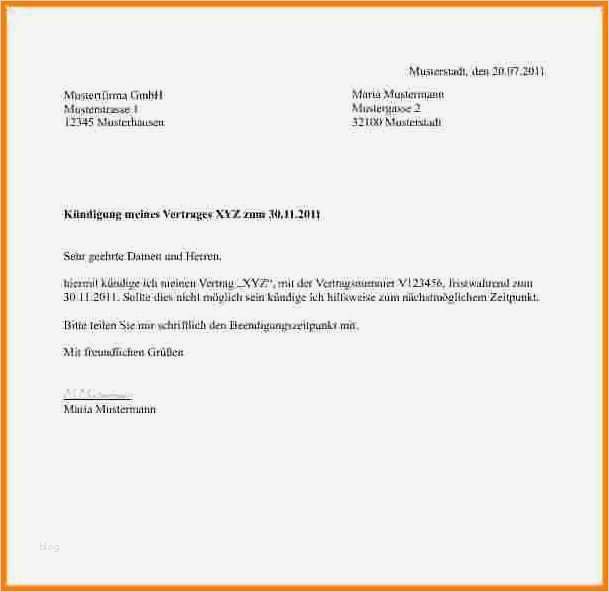 Vodafone sonderkündigung Umzug Vorlage Großartig 7 Kündigungsschreiben Arbeit