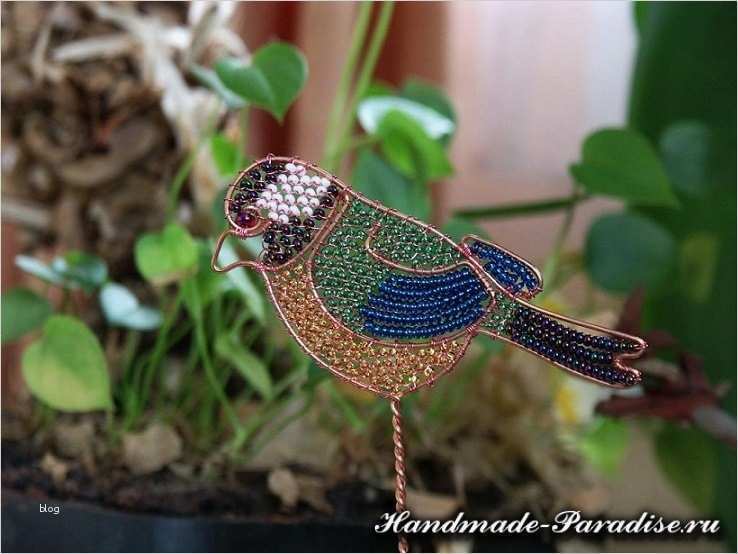 Vogel Basteln Vorlage Inspiration Vogel Aus Draht Und Perlen Basteln Dekoking Diy