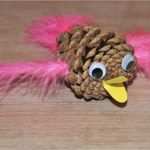 Vogel Basteln Vorlage Schönste Kinder Malen Und Basteln Vogel Aus Zapfen