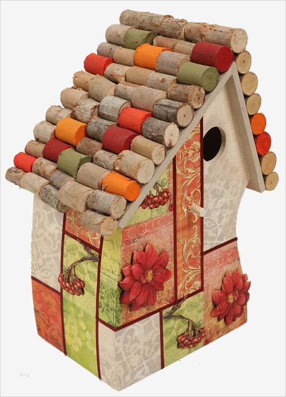 Vogelhaus Basteln Vorlagen Elegant Bastelanleitung Vogelhaus Herbst