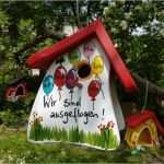 Vogelhaus Basteln Vorlagen Schönste Weiteres Vogelhaus Geschenk Ein Designerstück Von Die