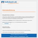 Volksbank Online Banking Vorlagen Löschen Neu Volksbank Spam Aktuell Diese Phishing Mail Sind Im Umlauf