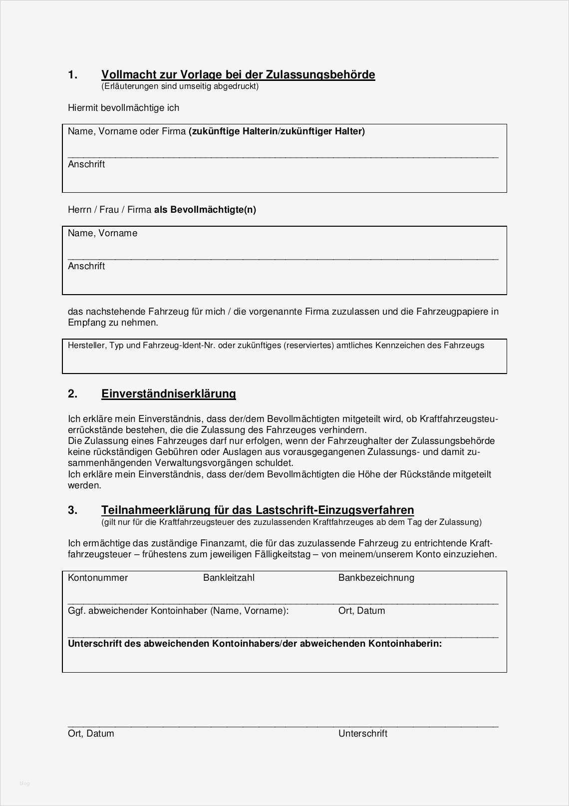 Vollmacht Auto Ummelden Vorlage Best Of Nett Vorlage Vollmacht Bilder Entry Level Resume