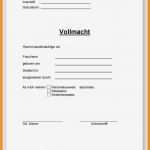 Vollmacht Kontoeröffnung Kind Vorlage Erstaunlich 15 Vollmacht Vorlage Word