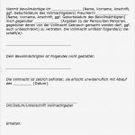 Vollmacht Kontoeröffnung Kind Vorlage Großartig Vollmacht Muster &amp; Vorlage