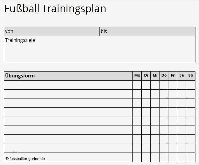 Vorbereitungsplan Fussball Vorlage Gut Fußball Trainingsplan Vorlage Kostenlos Als Pdf Zum Download