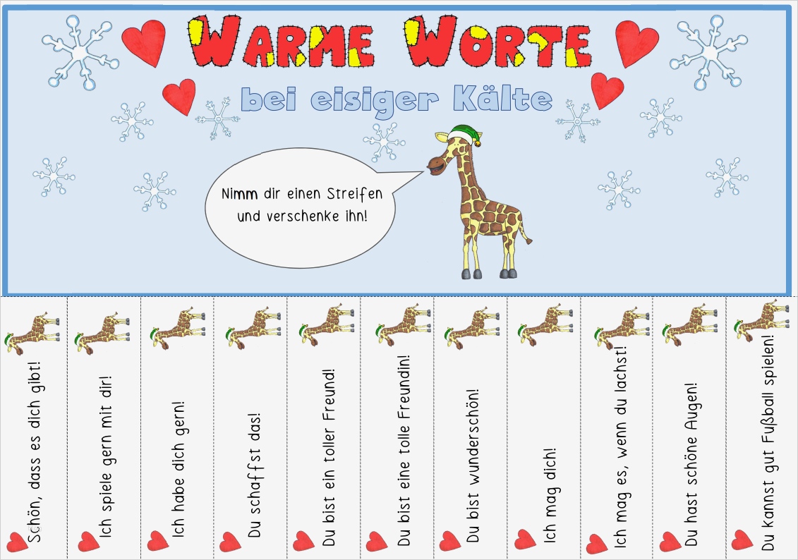 Vorlage Abreißzettel Erstaunlich Mehiläinen Warme Worte Abreisszettel