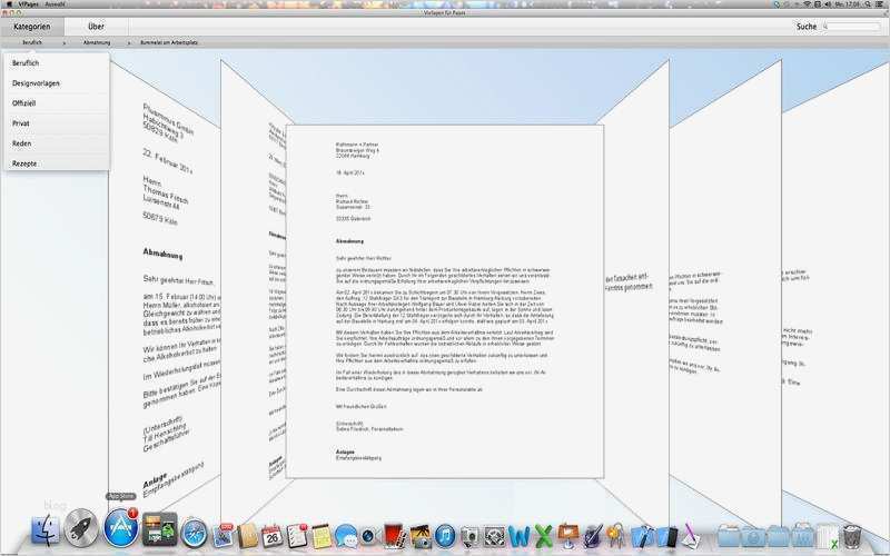 Vorlage Adressänderung Neu Mac App Store German Templates for Pages