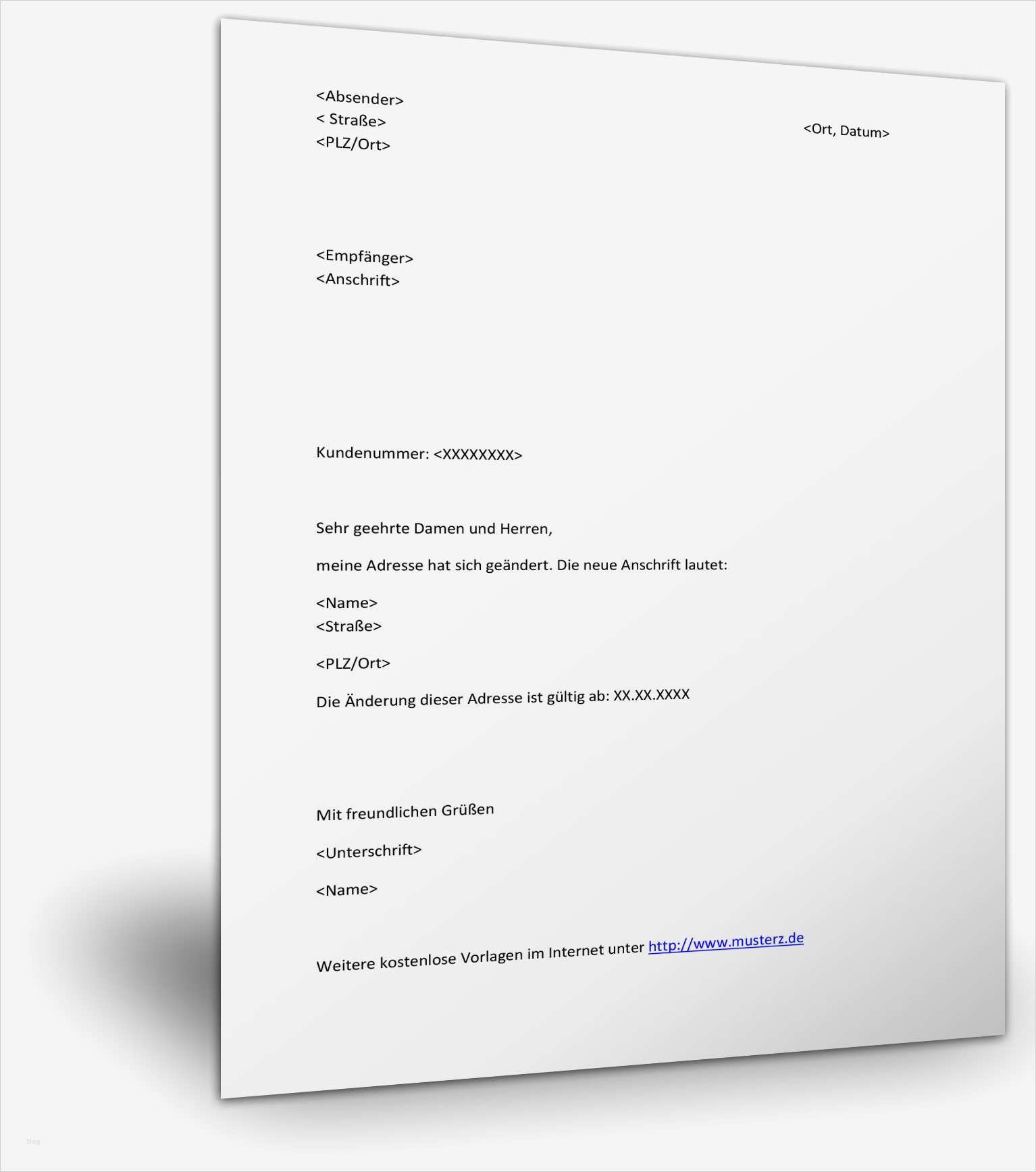 Vorlage Adressänderung Umzug Wunderbar Umzug Adressänderung Musterbrief