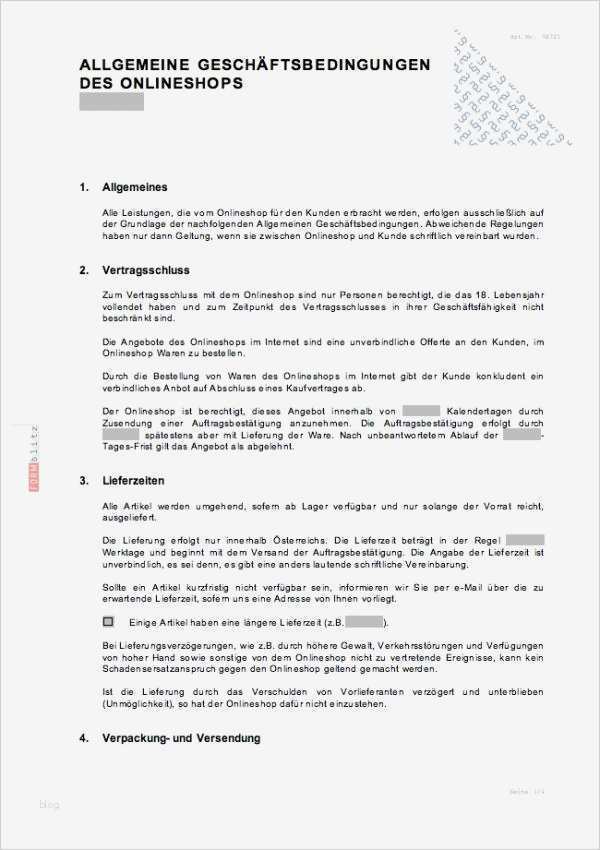 Vorlage Agb Onlineshop Best Of Agb Für Einen Line Shop B2b