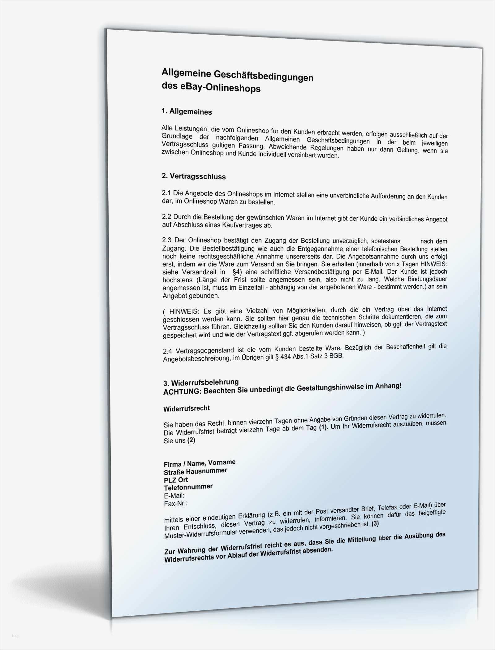 Vorlage Agb Onlineshop Beste Agb Line Shop Elektronik Und Technik