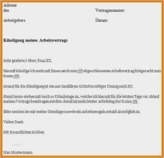 Vorlage änderung Bankverbindung Arbeitgeber Erstaunlich Kündigungsschreiben Arbeitgeber Vorlage Elegant Kündigung