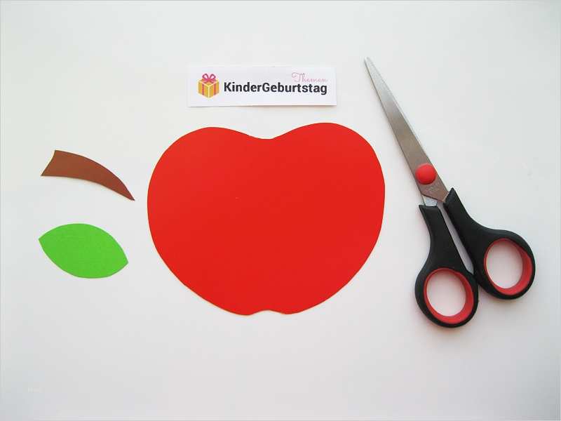 Vorlage Apfel Fabelhaft Apfel Mit Wurm Basteln Anleitung Und Vorlage Für