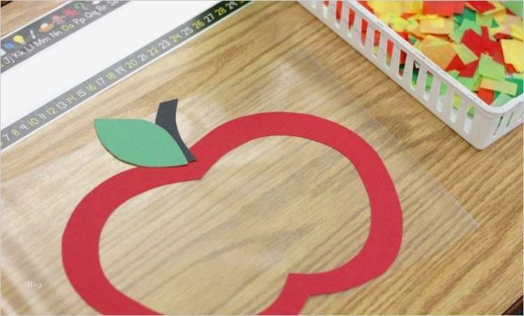 Vorlage Apfel Großartig Apfel Basteln Für Deko Im Herbst Mit Sen