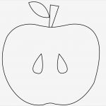 Vorlage Apfel Neu Desenho De Maçã Cortada Para Colorir