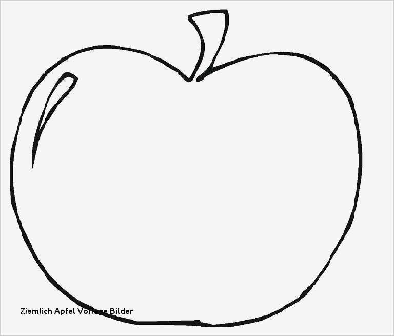 Vorlage Apfel Süß Ziemlich Apfel Vorlage Bilder Großzügig Apfel Vorlage