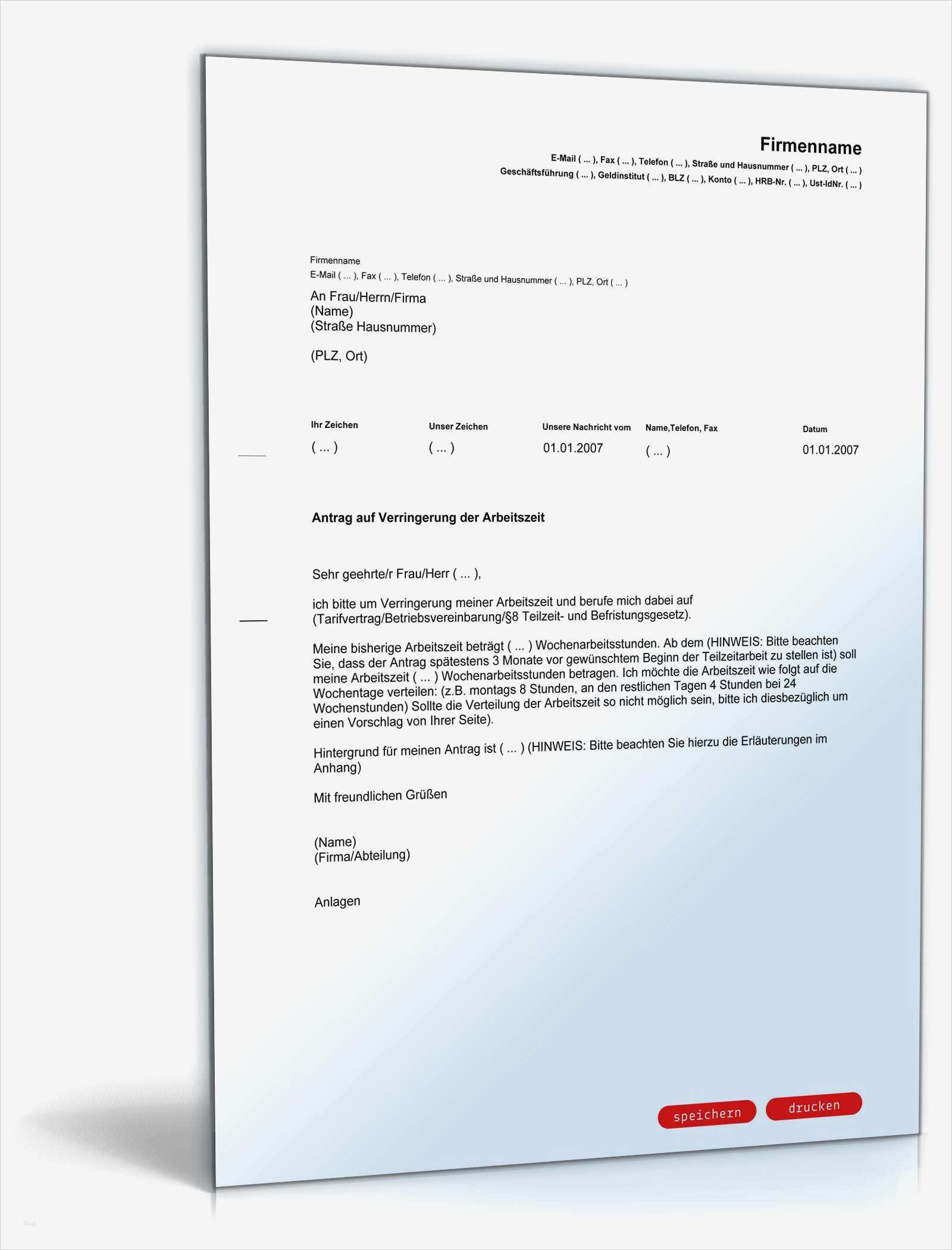 Vorlage Arbeitgeber Elternzeit Wunderbar Antrag Auf Teilzeitarbeit Vorlage Teilzeit Antrag Auf