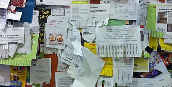 Vorlage Aushang Schwarzes Brett Fabelhaft Wohnungsmangel Vor Dem Wintersemester