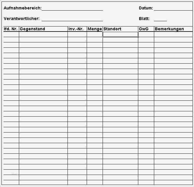 Vorlage Auslagenerstattung Luxus Inventur Vorlage Excel Vorlagen Shop