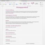 Vorlage Besprechungsprotokoll Fabelhaft Klassisches Besprechungsprotokoll – Wordvorlage