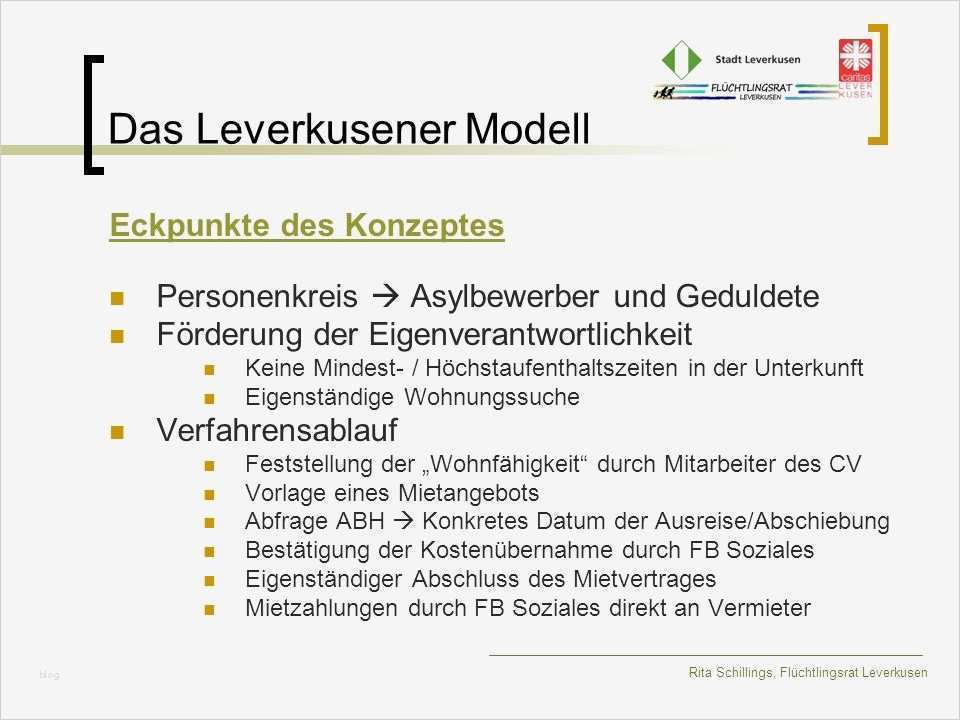 Vorlage Bestätigung Kostenübernahme Fabelhaft Das Leverkusener Modell Ppt Herunterladen