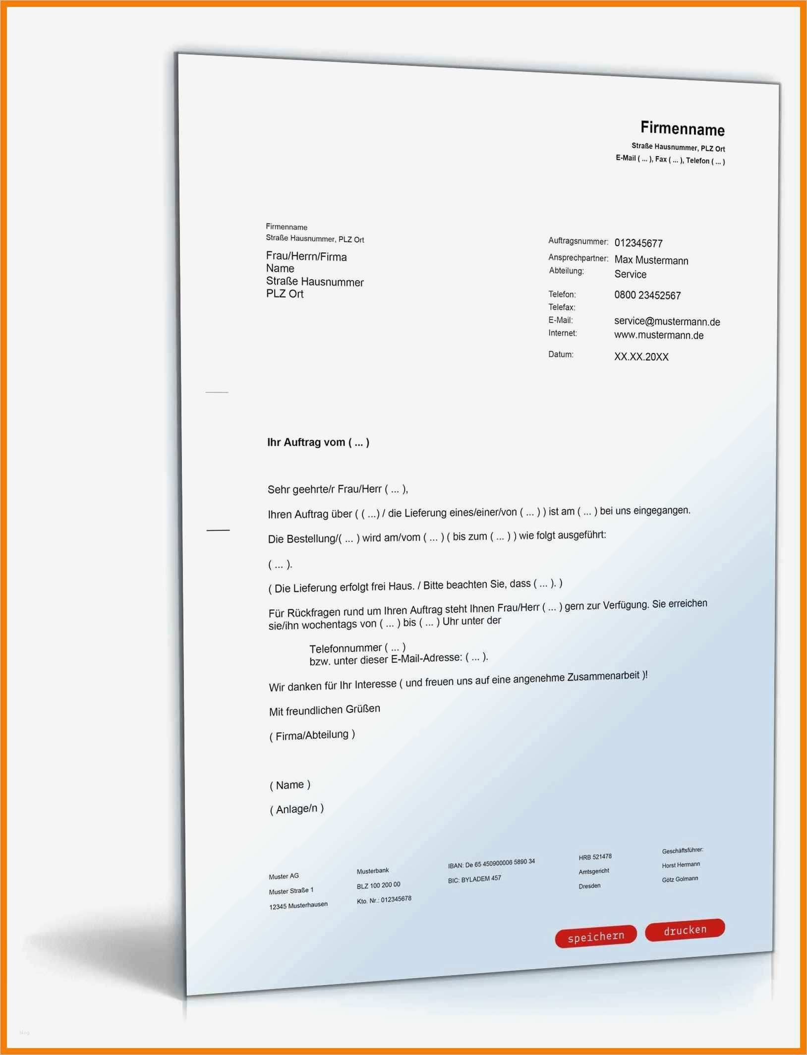 Vorlage Bestätigung Kostenübernahme Genial 6 Vorlage Auftragserteilung