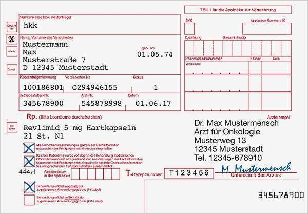 Vorlage Bestätigung Kostenübernahme Genial Lösung Deutschesapothekenportal