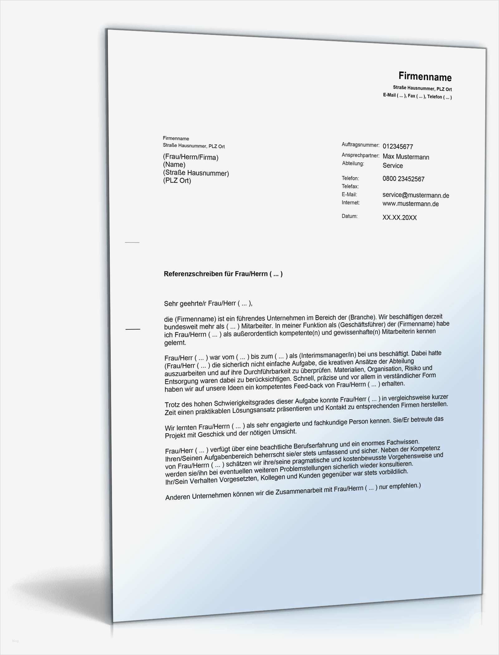 Vorlage Besucherbuch Für Firmen Gut Referenzschreiben Für Freie Mitarbeiter Muster Zum Download