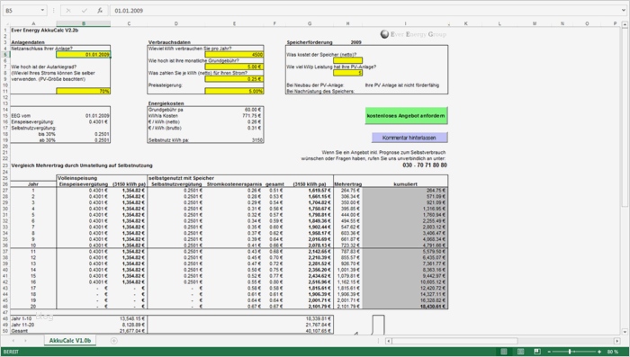 Vorlage Betriebskostenabrechnung Excel Großartig Voltaikrechner Download