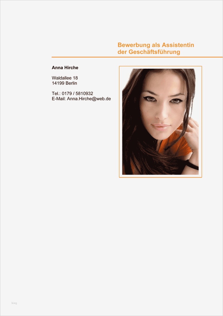 Vorlage Bewerbung Bürokauffrau Neu 21 Lebenslauf Vordruck Designvorlagen