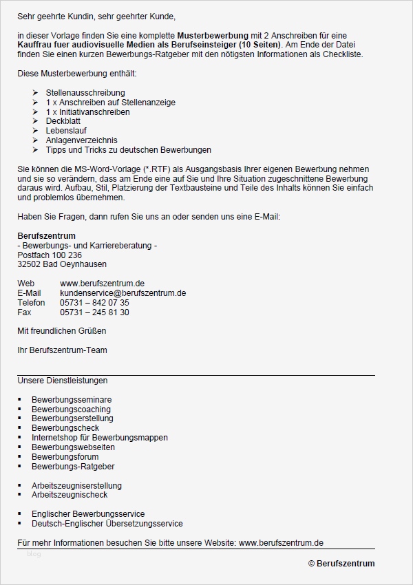 Vorlage Bewerbung Kauffrau Für Büromanagement Beste Bewerbung Kauffrau Für Audiovisuelle Me N