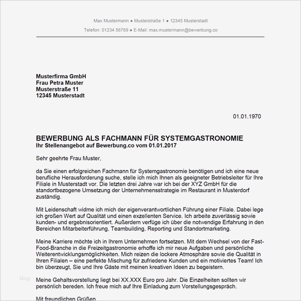 Vorlage Bewerbung Kauffrau Für Büromanagement Gut Ungewöhnlich Gast Anschreiben Vorlage 1 Ideen Bilder Für