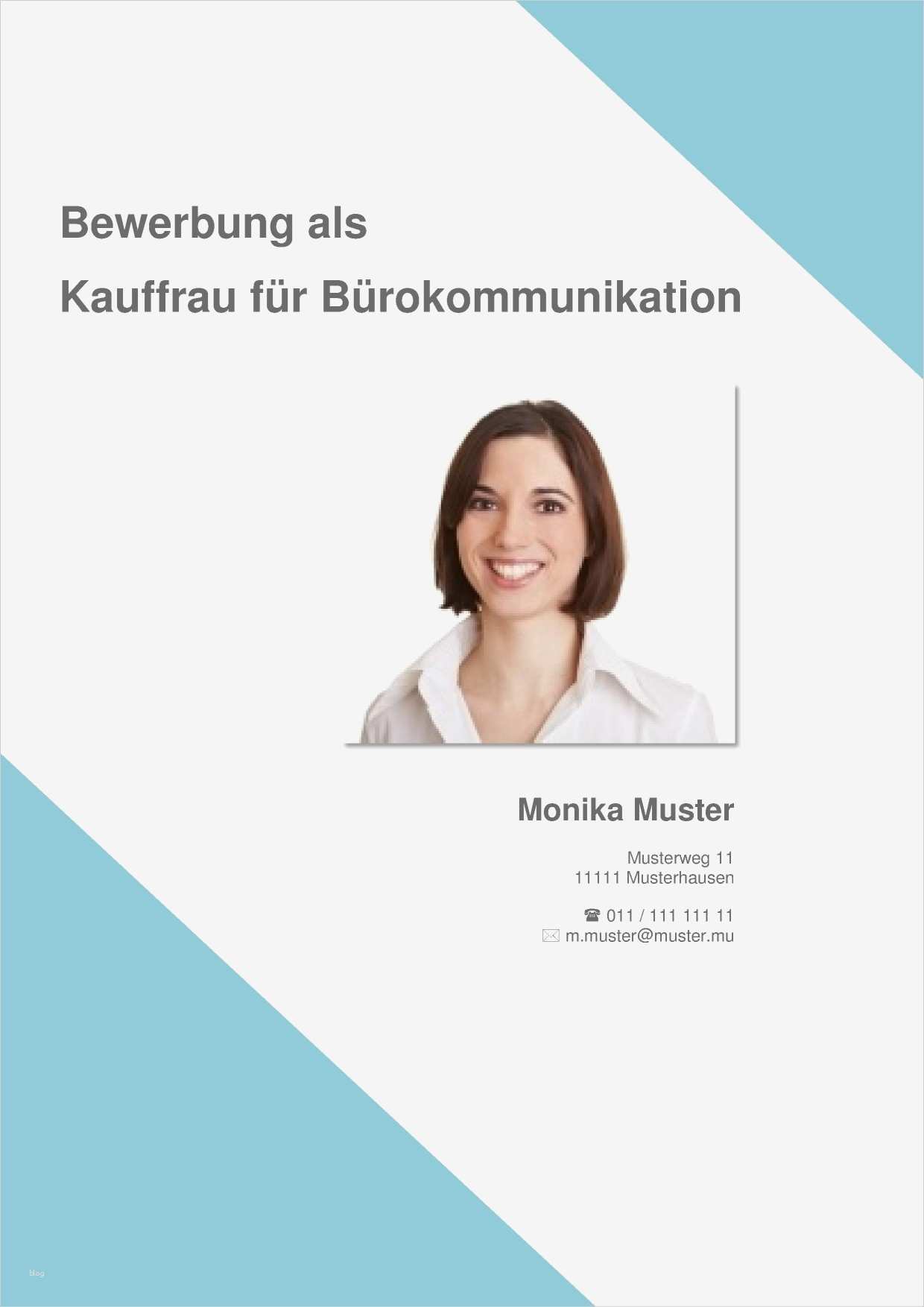 Vorlage Bewerbung Kauffrau Für Büromanagement Schön Deckblatt In Der Bewerbung über 100 Kostenlose Muster