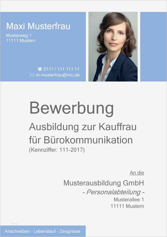 Vorlage Bewerbung Kauffrau Für Büromanagement Wunderbar Deckblatt Bewerbung Kostenlose Muster Für Open Fice