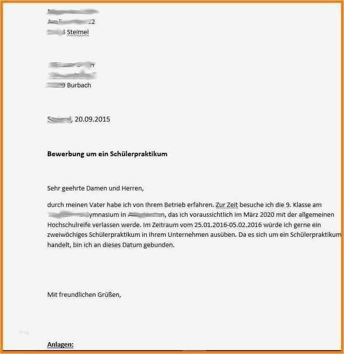 32 Erstaunlich Vorlage Bewerbung Schülerpraktikum Galerie 1 Vorlage Bewerbung Schülerpraktikum Erstaunlich 5 Bewerbung Für Ein Schülerpraktikum